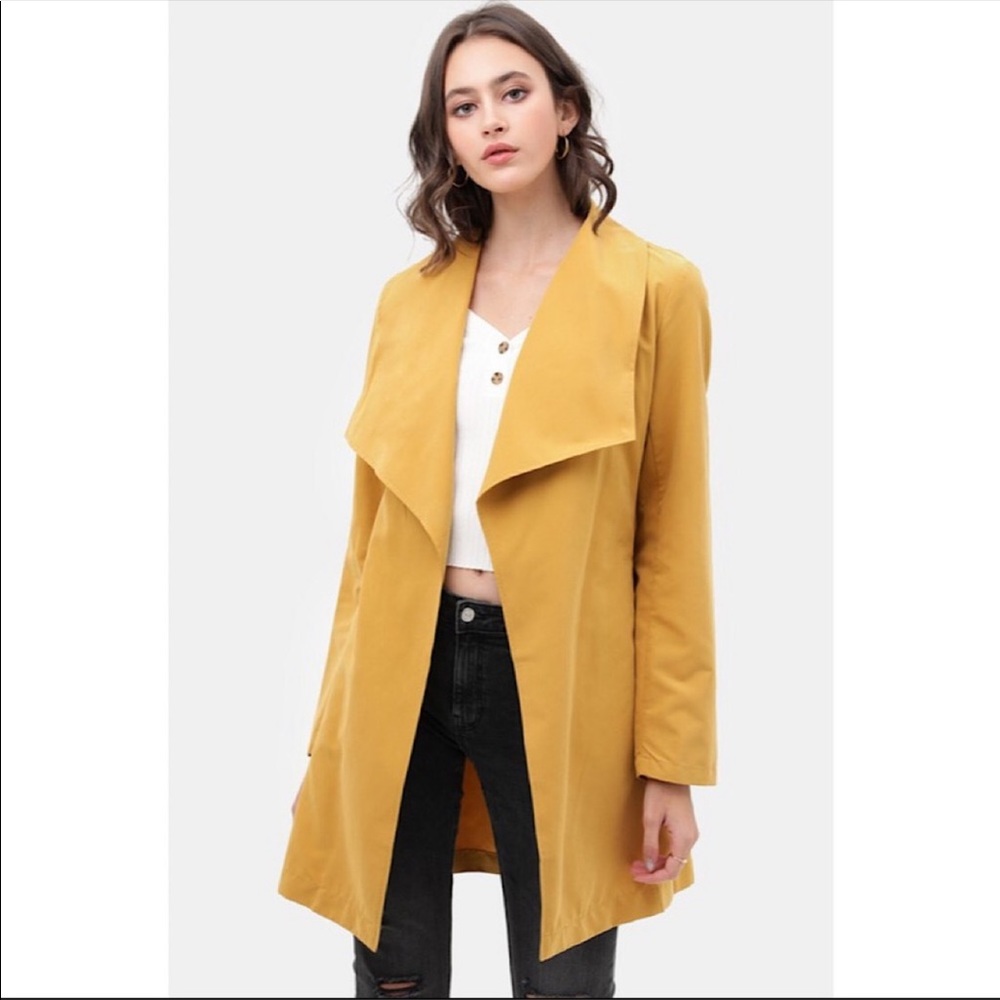 NEW - Oversized Long Collar Trench Jacket
